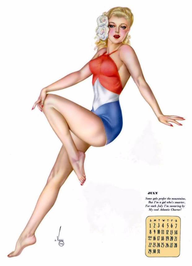 Vargas Esquire calendar