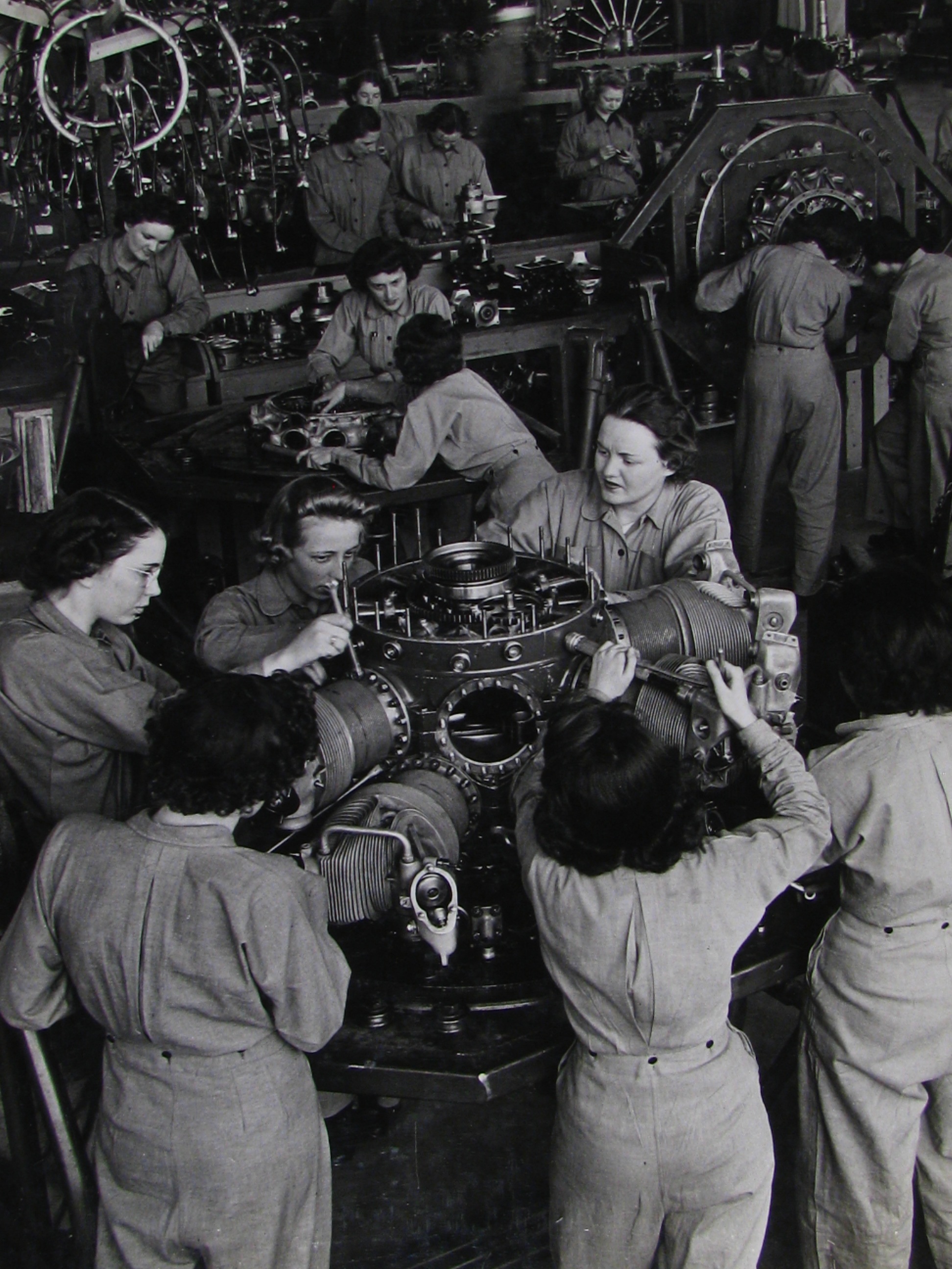 WAVES assembling aircraft, Norman, OK.